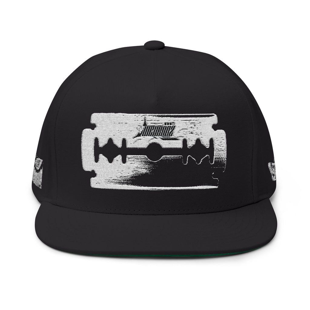 WEARDOZ RAZORBLADE Flat Bill Cap (Embroidery)