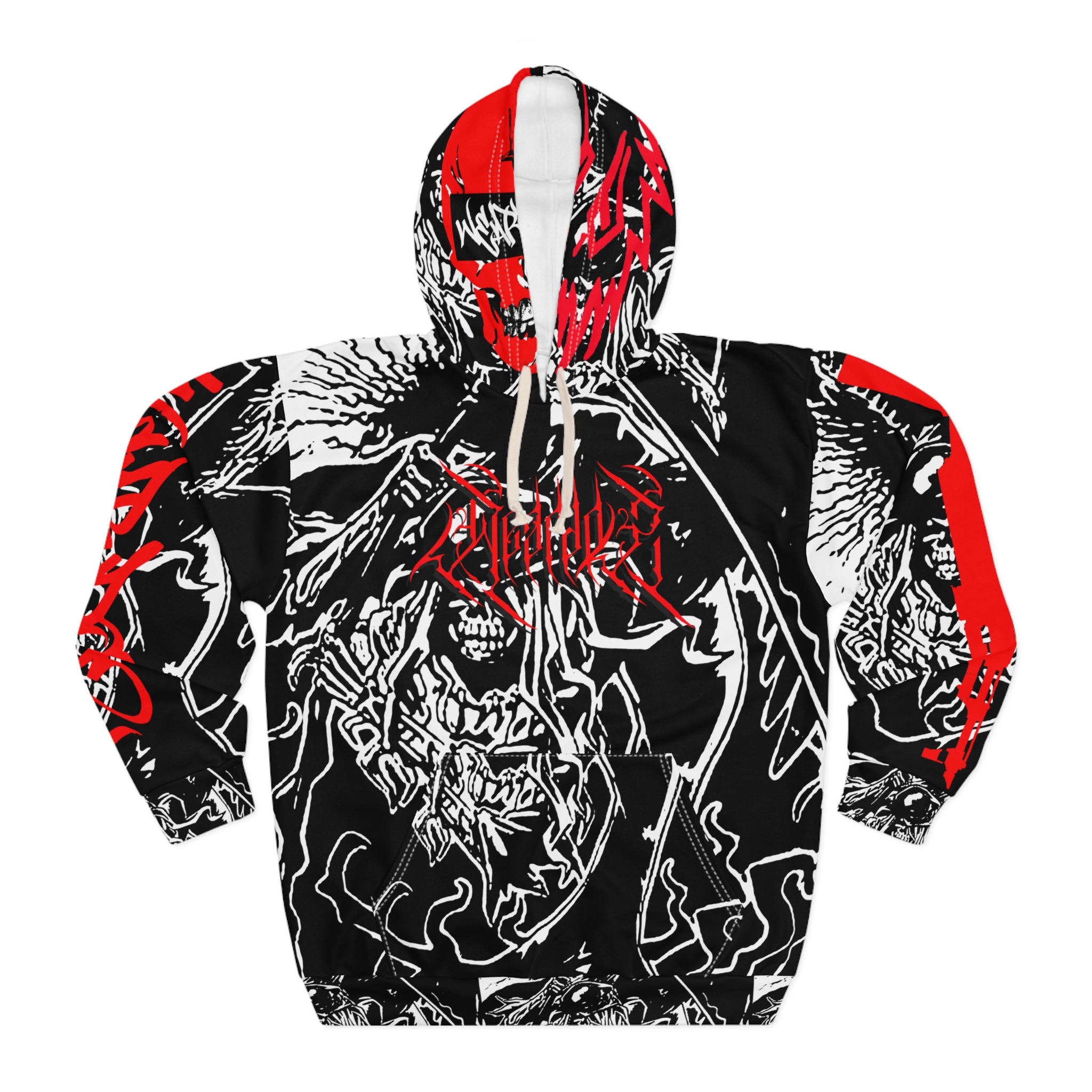WEARDOZ SHINIGAMI ALL OVER HOODIE