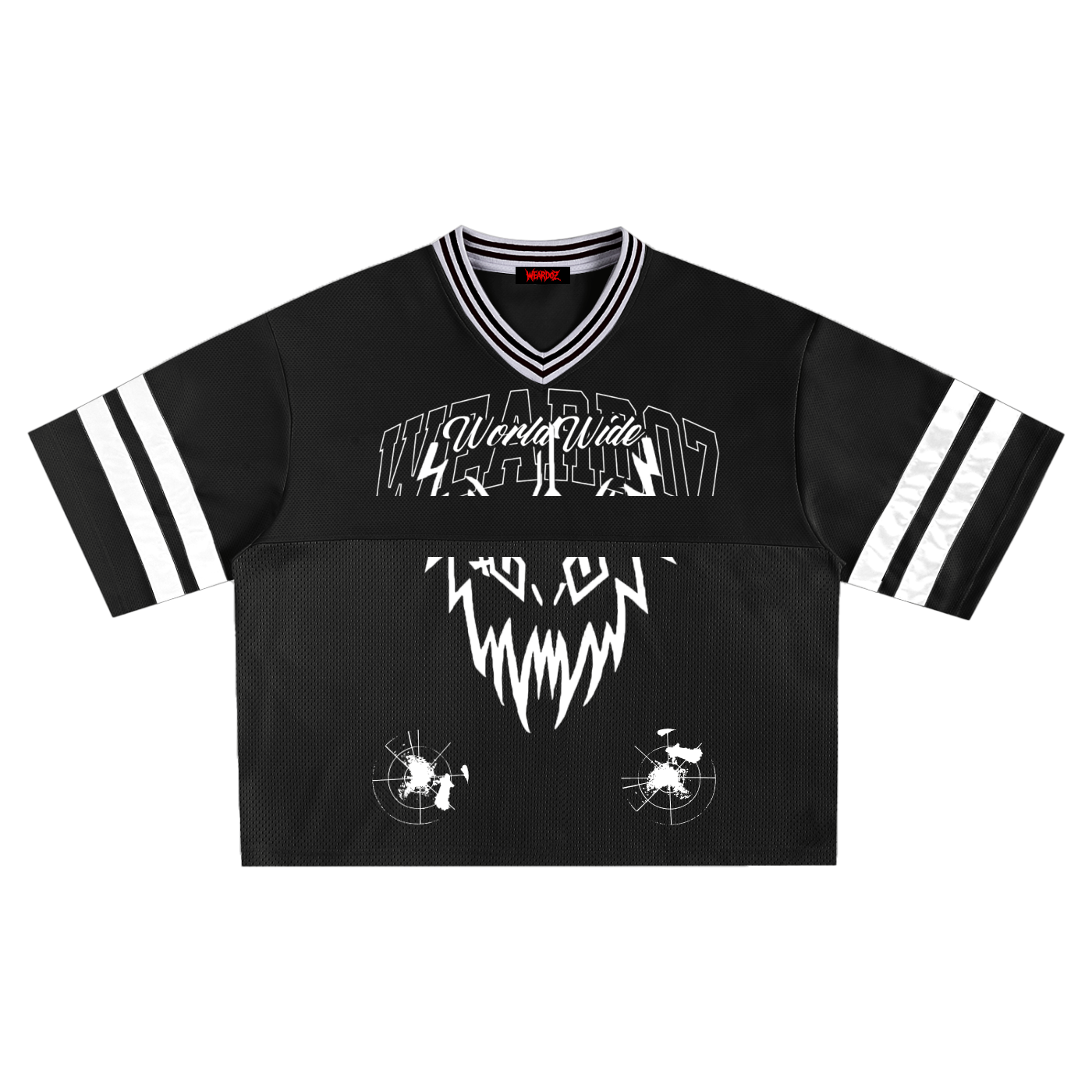 WEARDOZ Taped Mesh Boxy T-shirt