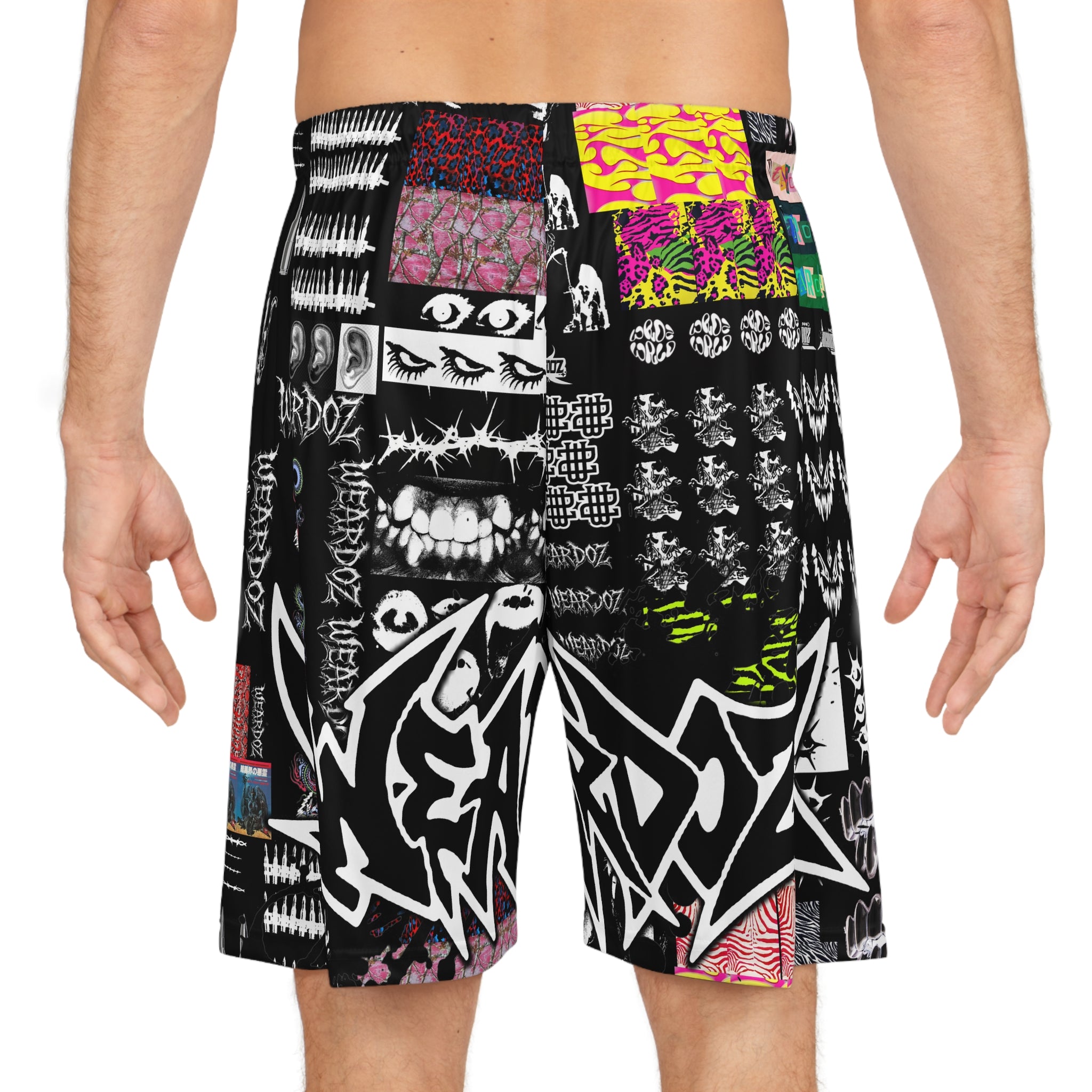 WEARDOZ 27 All Over Basketball Shorts
