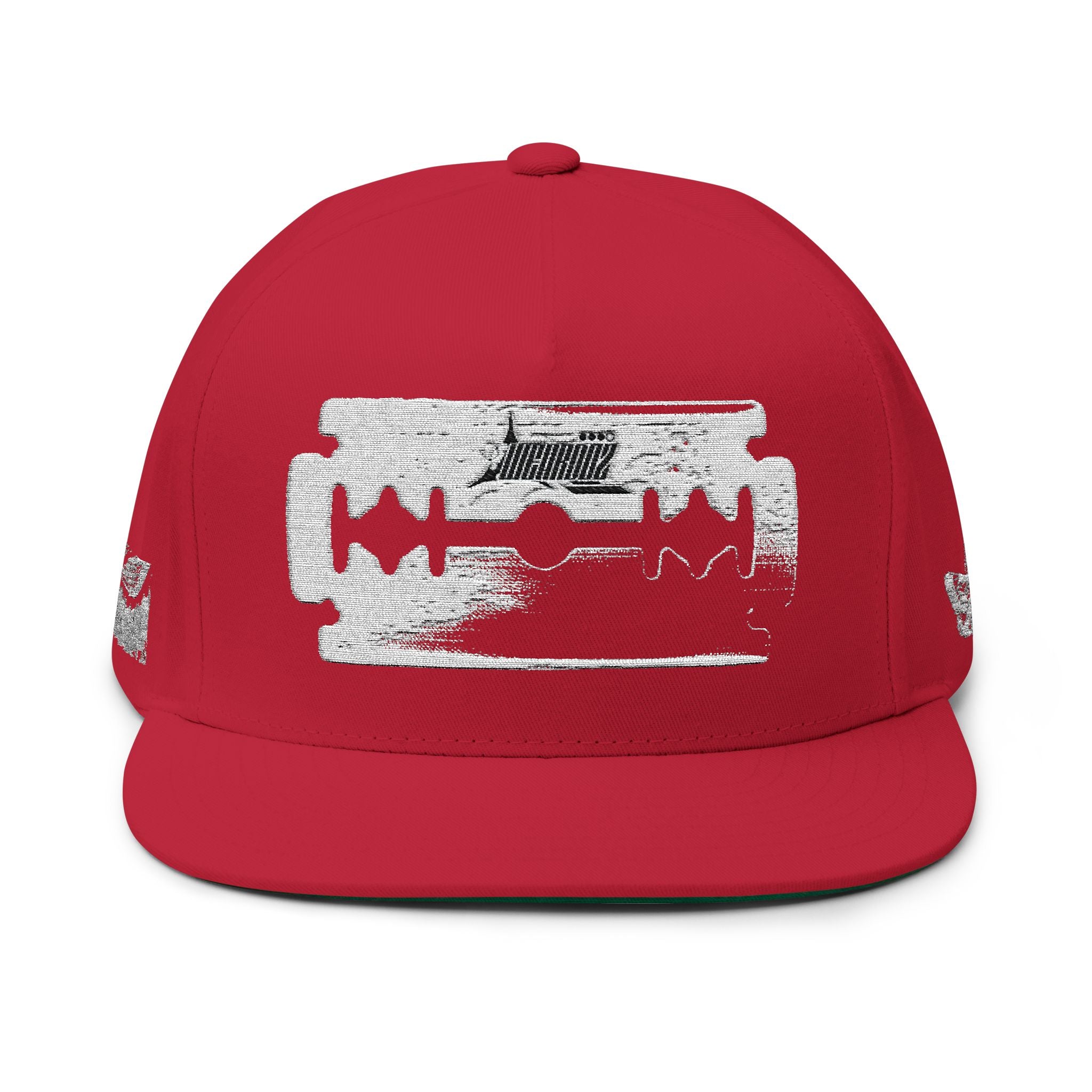 WEARDOZ RAZORBLADE Flat Bill Cap (Embroidery)