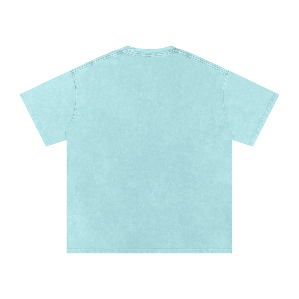 WEARDOZ Snow Washed Oversized Cotton T-Shirt