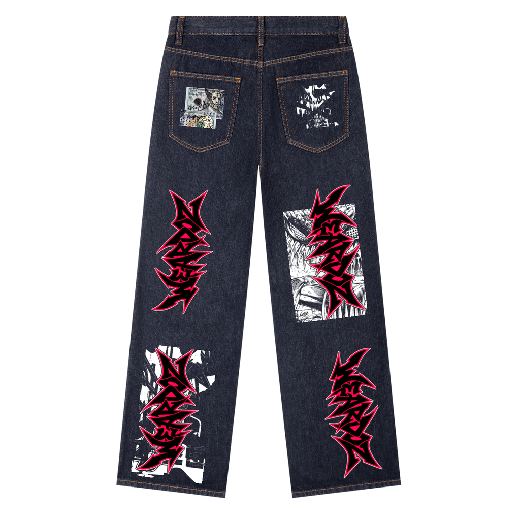 WEARDOZ Heavyweight Straight Leg Denim Jeans