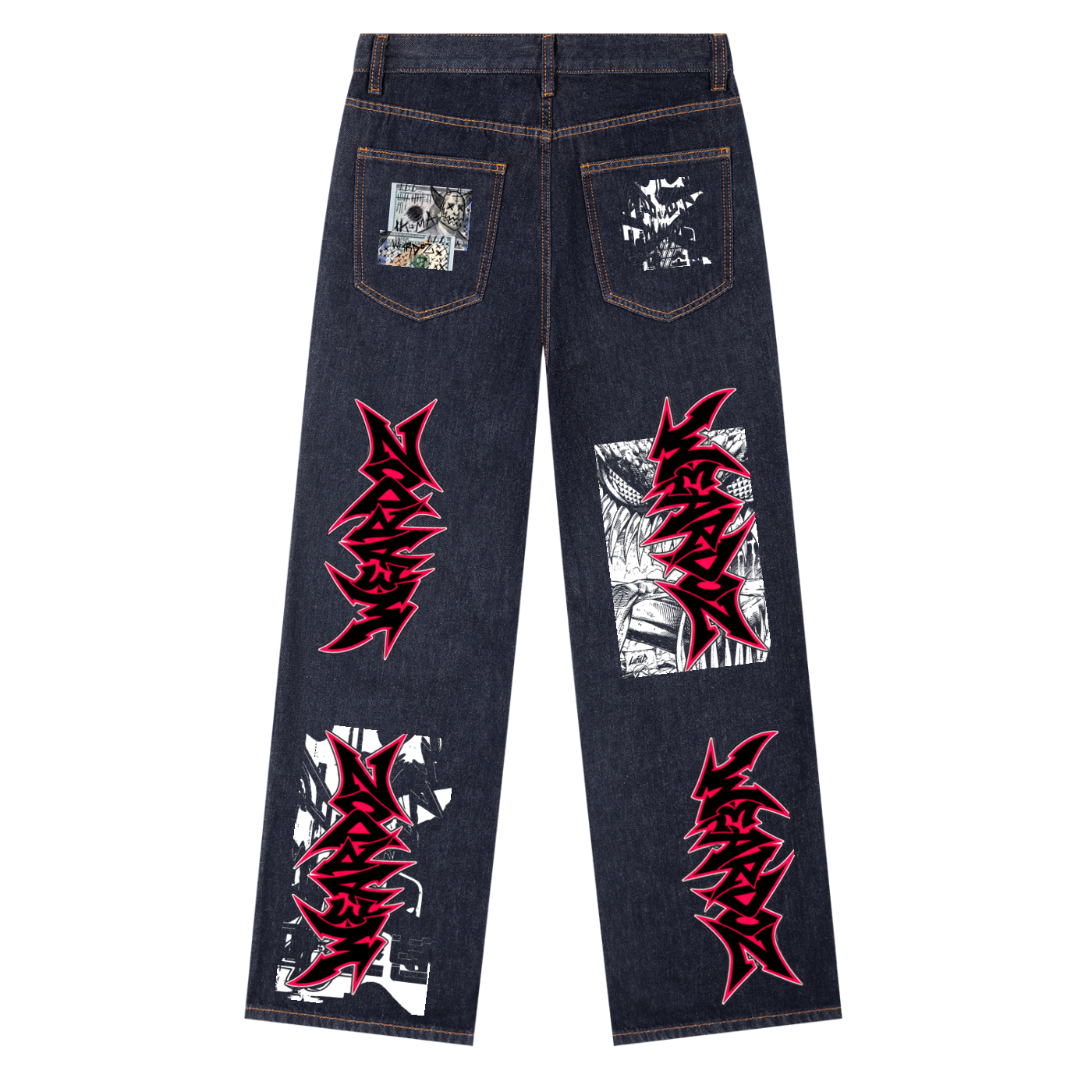 WEARDOZ Heavyweight Straight Leg Denim Jeans