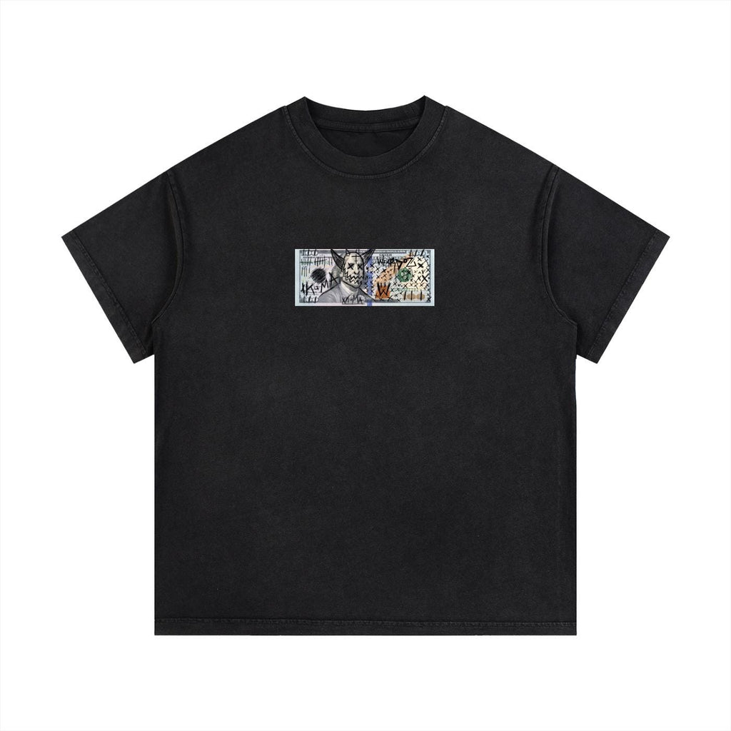 2026 WEARDOZ "Demon Dollarz" Vintage Wash Cotton T-Shirt