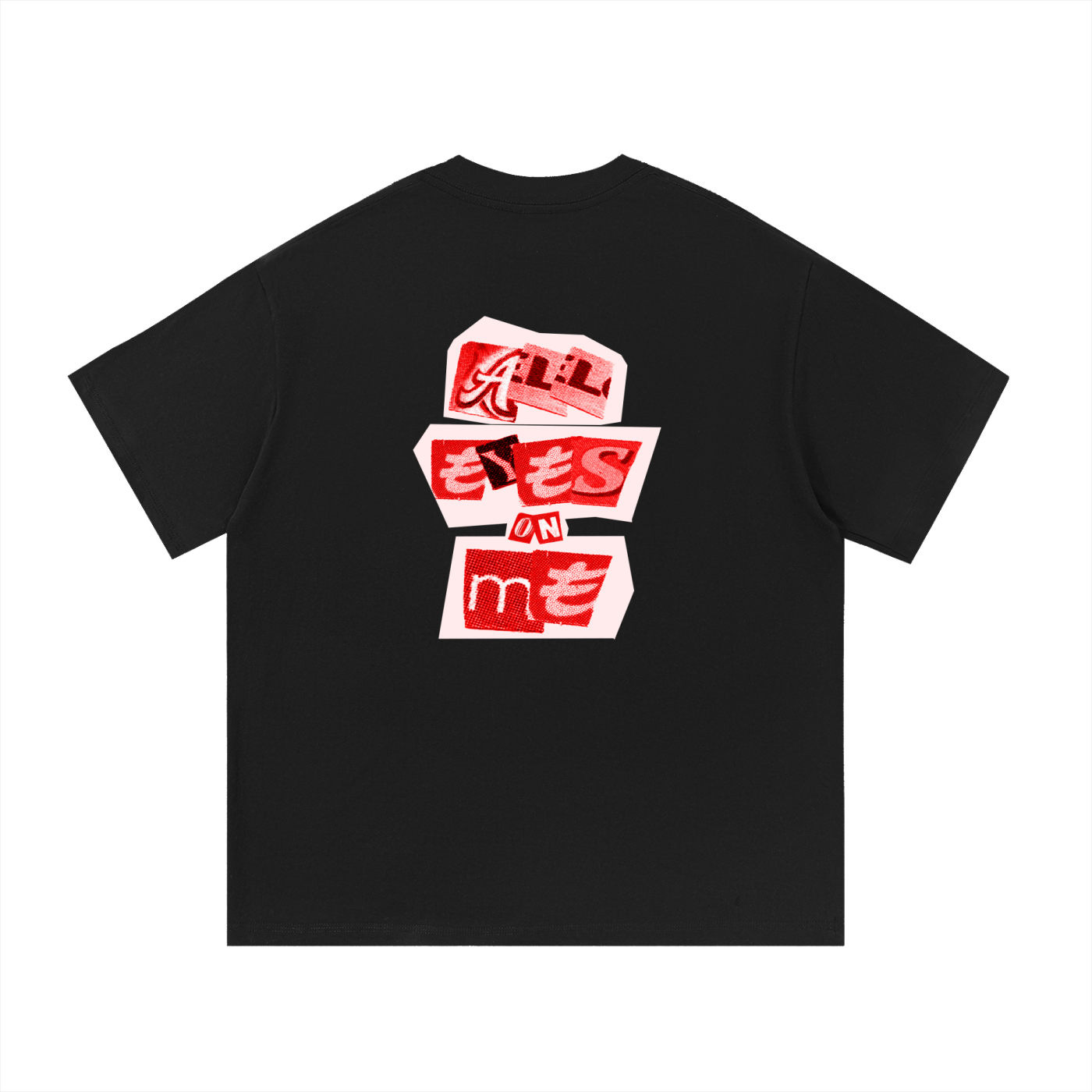 WEARDOZ “ALL EYES ON ME ” Essential Cotton T-Shirt
