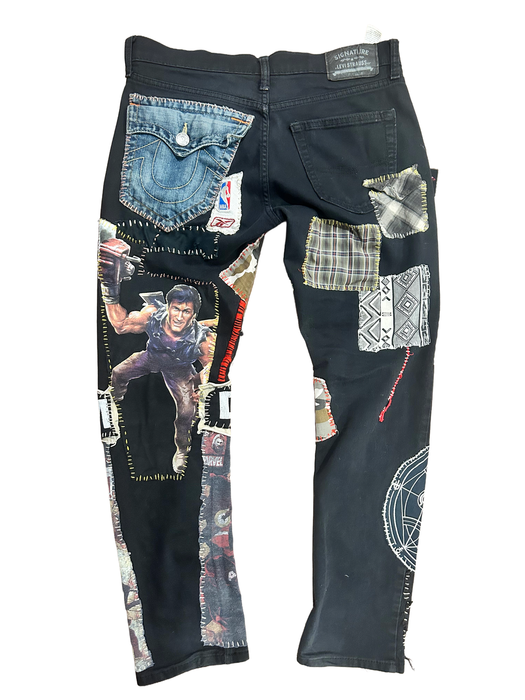 1of1 WEARDOZ 2019 PATCHWORK LEVIS DENIM W32 L30