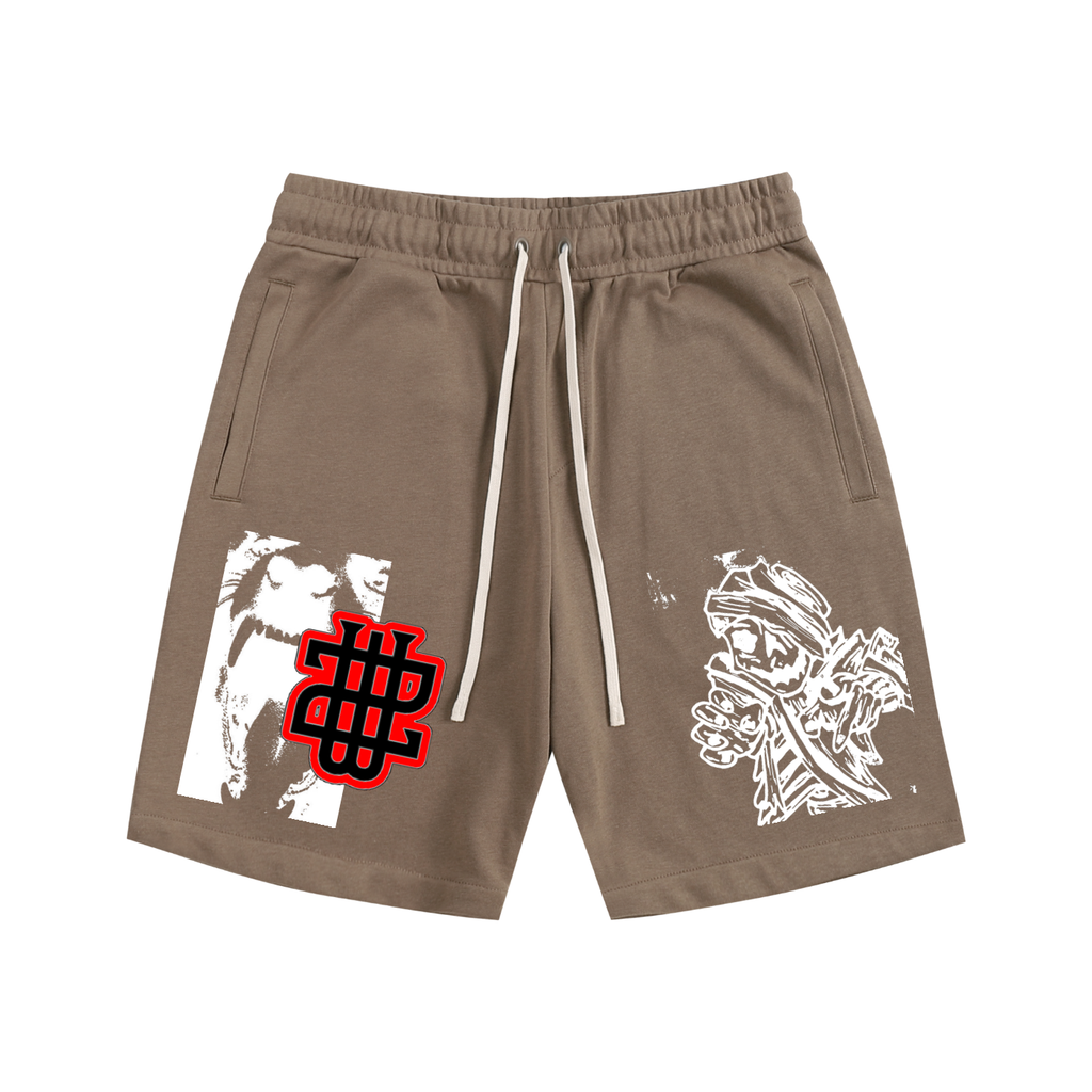 WEARDOZ PATCH Essential Cotton Shorts (SCREEN PRINT)