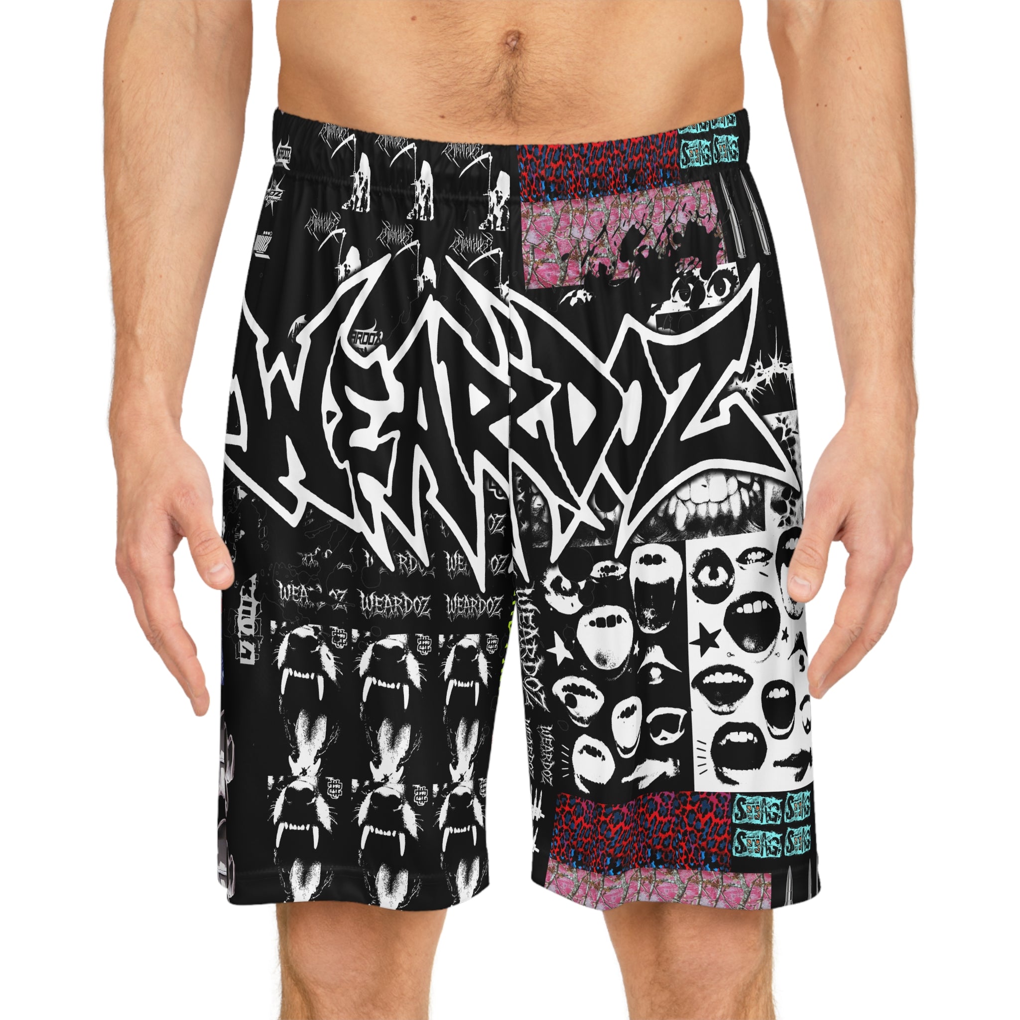 WEARDOZ 27 All Over Basketball Shorts