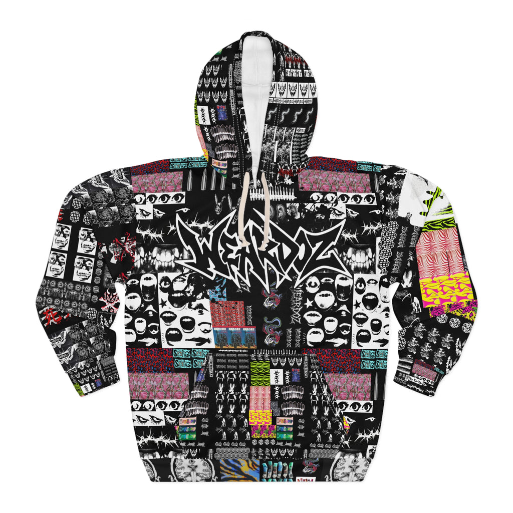 WEARDOZ 27 PATCHWORK PRINT Unisex All Over Hoodie