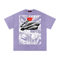 WEARDOZ Snow Washed Oversized Cotton T-Shirt