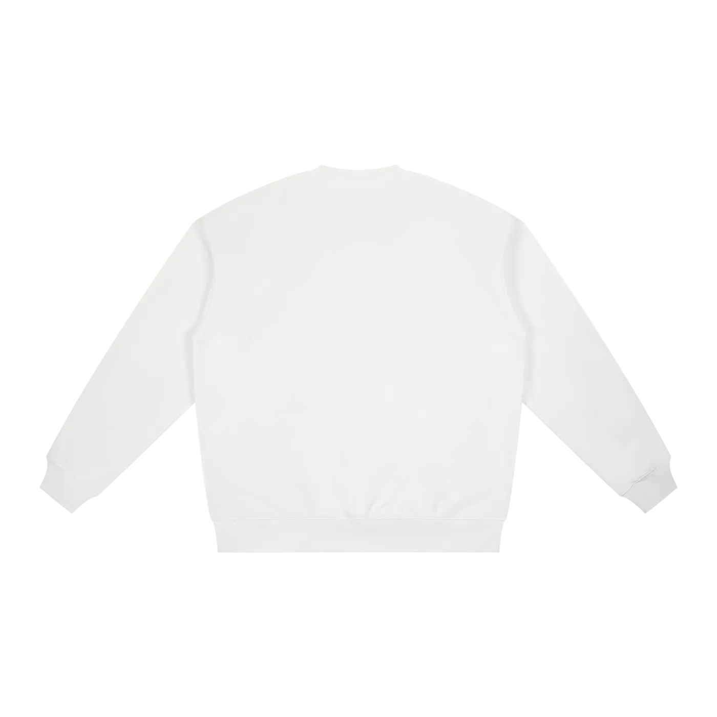 WEARDOZ BANDAGED Oversized Drop Shoulder Crewneck Sweatshirt 100% COTTON