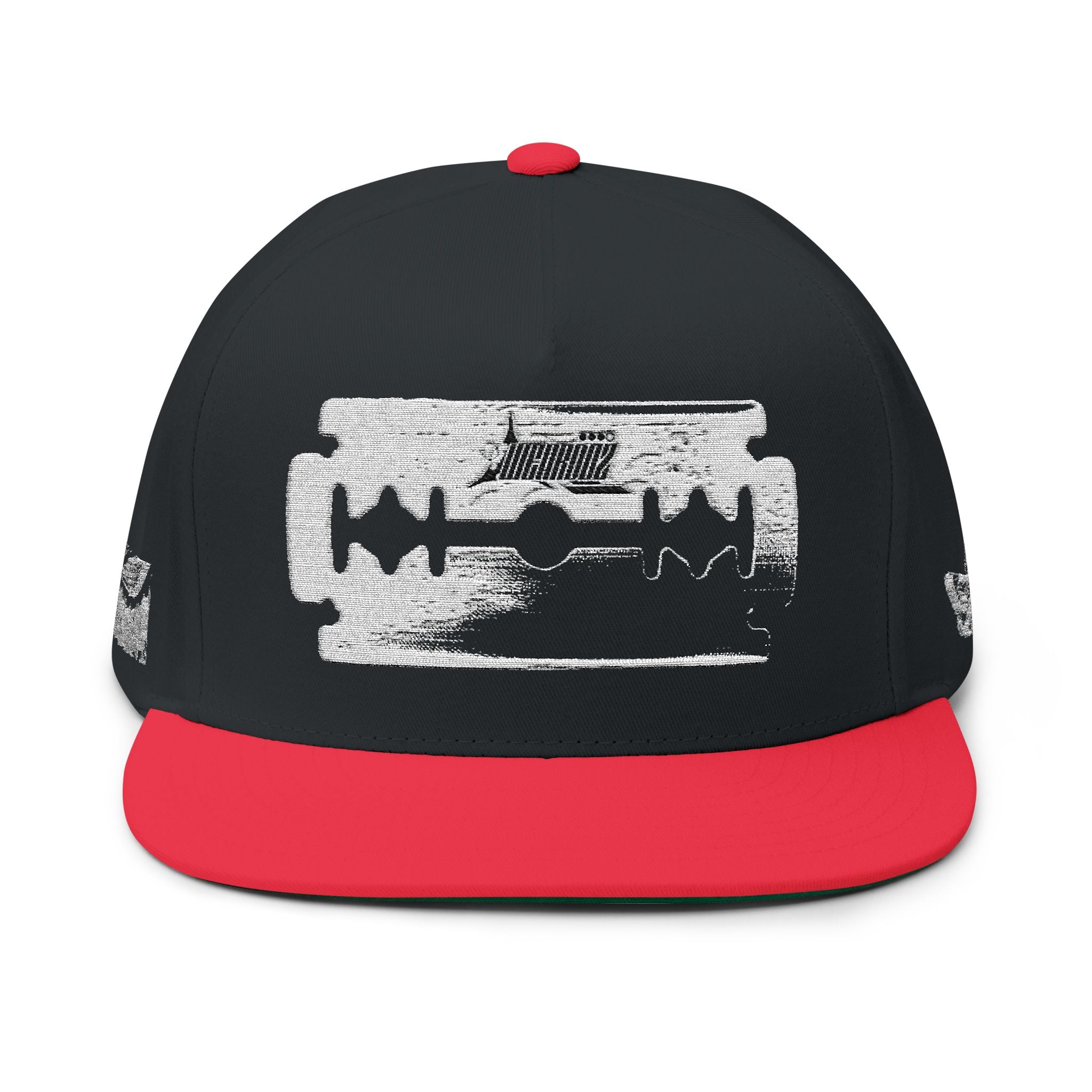 WEARDOZ RAZORBLADE Flat Bill Cap (Embroidery)