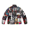 WEARDOZ PATCHWORK Men's Puffer Jacket (AOP)