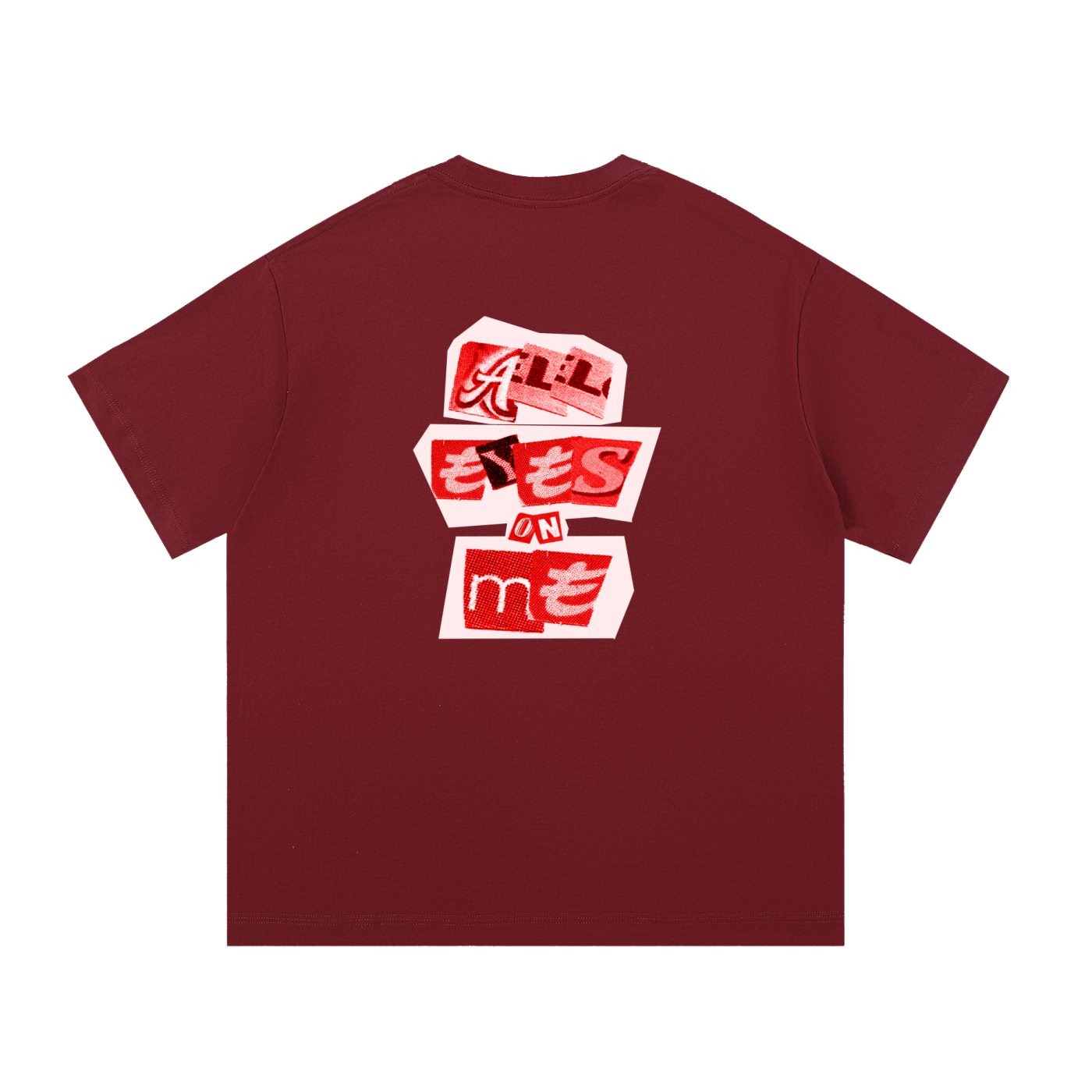 WEARDOZ “ALL EYES ON ME ” Essential Cotton T-Shirt