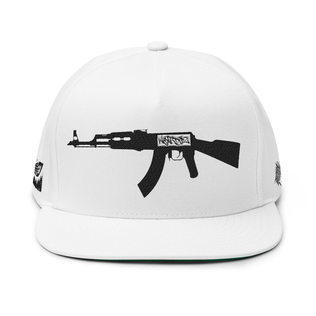 WEARDOZ AK-47 Flat Bill Cap (Embroidery)