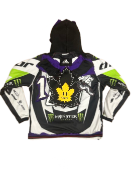 1of1 WEARDOZ RAPTORS MONSTER JERSEY HOODIE (XL)
