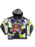 1of1 WEARDOZ RAPTORS MONSTER JERSEY HOODIE (XL)