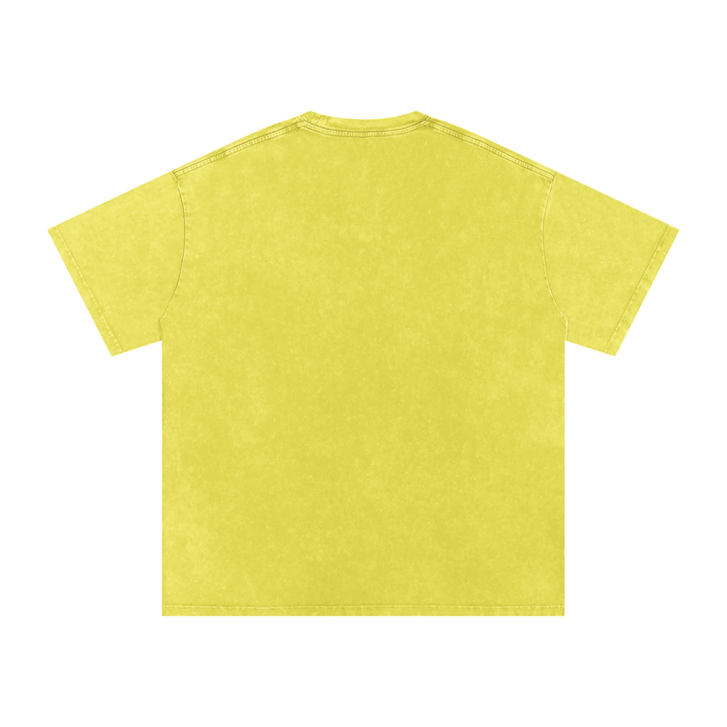 WEARDOZ Snow Washed Oversized Cotton T-Shirt