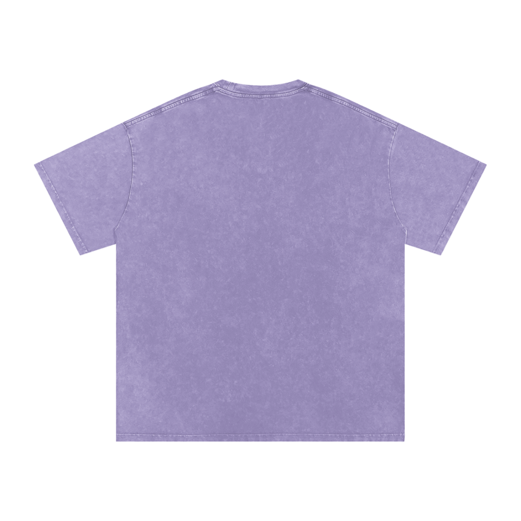 WEARDOZ Snow Washed Oversized Cotton T-Shirt
